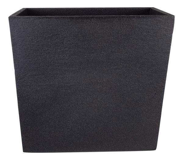 Pflanzkübel Raumteiler Kunststoff anthrazit 60x26x60cm